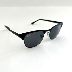 Ray-Ban Clubmaster Metal RB3716 186/R5 51-21 Black Men Sunglasses